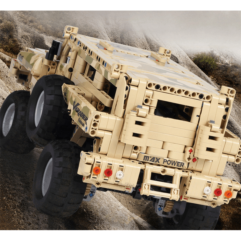 Mould King 13131 - Static Version - Military 4x4 Utility - vue 4 | Power Blockz