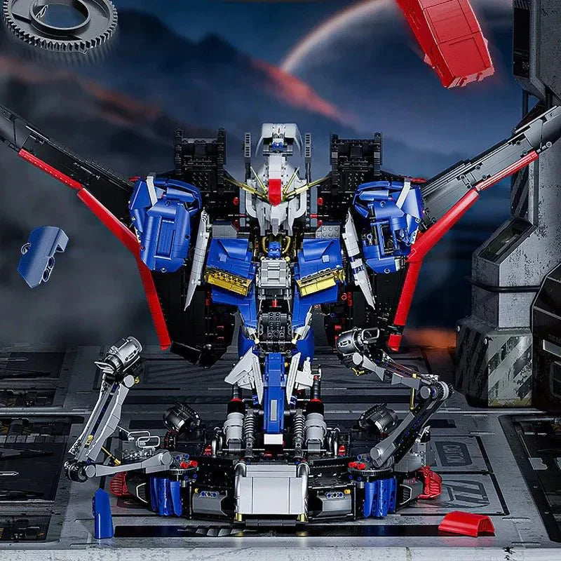 K-BOX V5009 - Transformation Assault Bust Mech Robot Bricks Toy - vue 3 | Power Blockz
