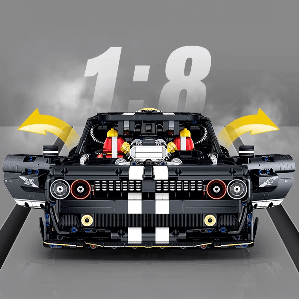 GULY 10637 - Static Version - Cyberpunk Muscle Coupe - vue 11 | Power Blockz
