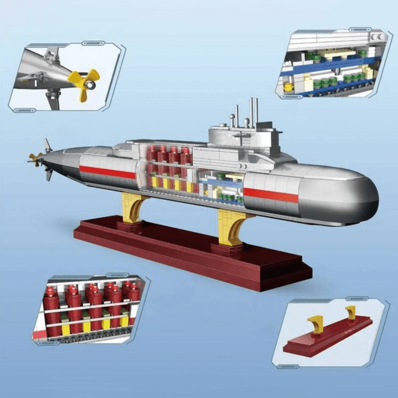Zhegao QJ5063 - Type 092 Nuclear Submarine - vue 4 | Power Blockz