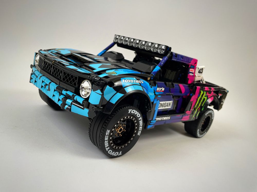 Power Blockz 113606 | 2473pcs - Ken Block G6 Trophy Truck - vue 8 | Power Blockz