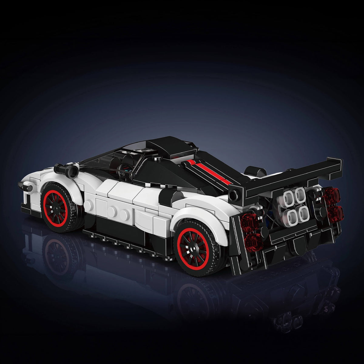 Mould King 27093 - Exclusive Italian V12 Hypercar - vue 4 | Power Blockz