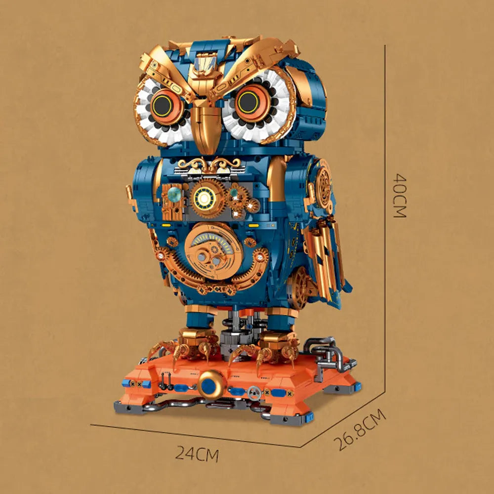 Jiestar J9171 - Steampunk Owl Creator - vue 6 | Power Blockz