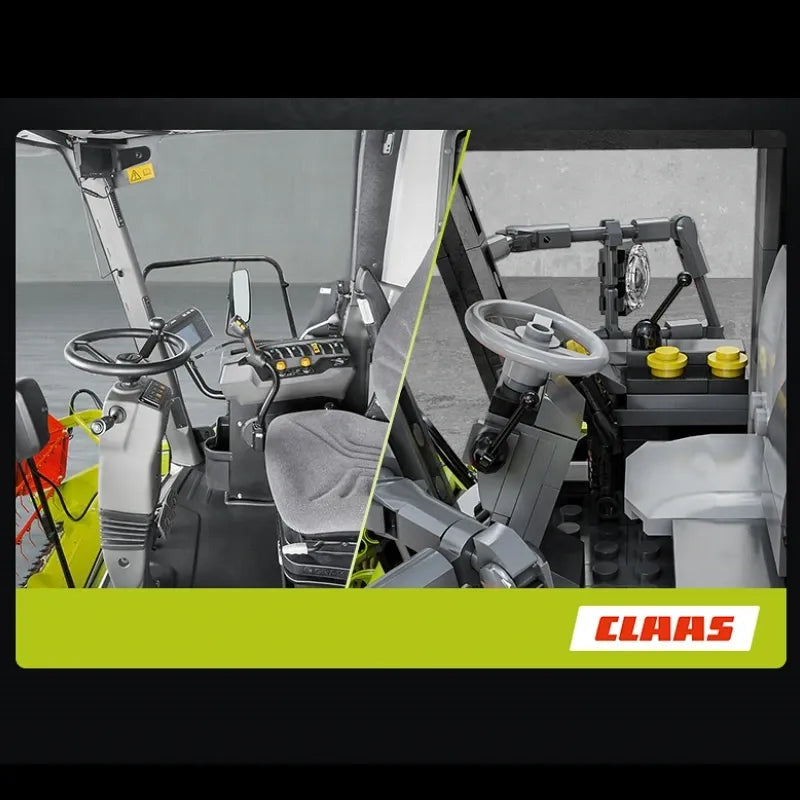 CaDa C61508W - Claas Dominator 370 Harvester - vue 9 | Power Blockz