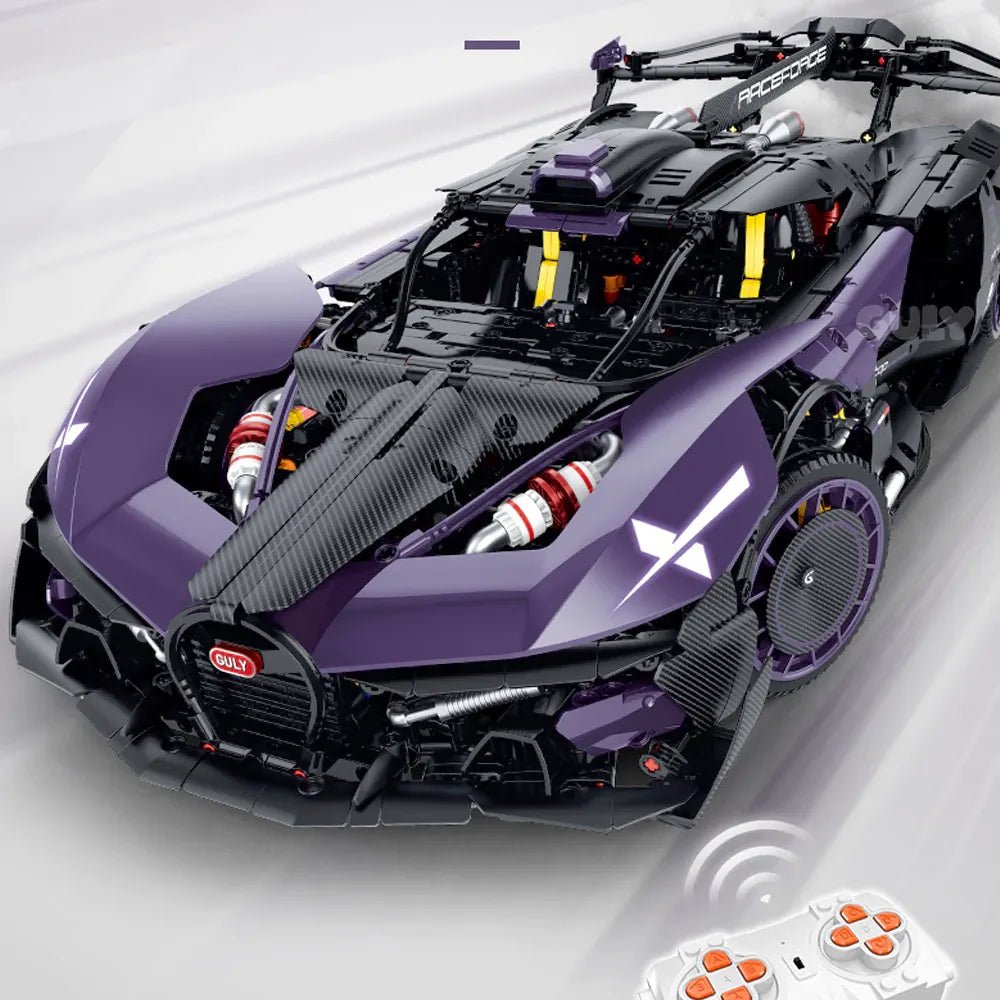 Guly 10643 - Static Version - Turbocharged W16 Track Hypercar - vue 2 | Power Blockz