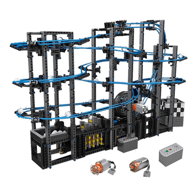 Mould King 26002 - Motorised GBC Marble Run - vue 6 | Power Blockz