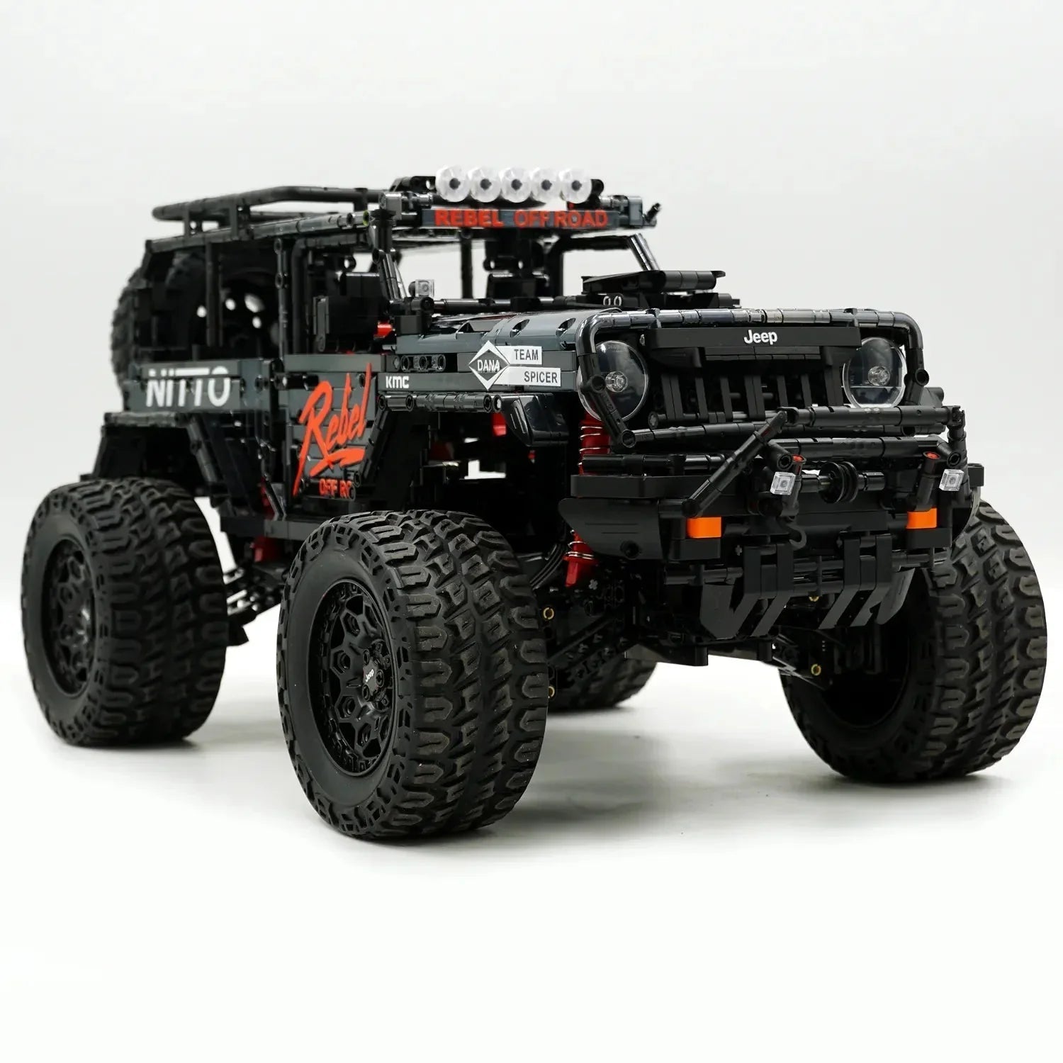 Hybrid Off-Road SUV – Trail Edition | 2545pcs - Black - Hybrid Off-Road SUV – Trail Edition - vue 12 | Power Blockz