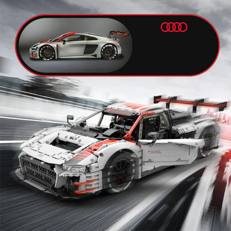Rastar 99310 - Static Version - Audi R8 LMS GT3 - vue 7 | Power Blockz