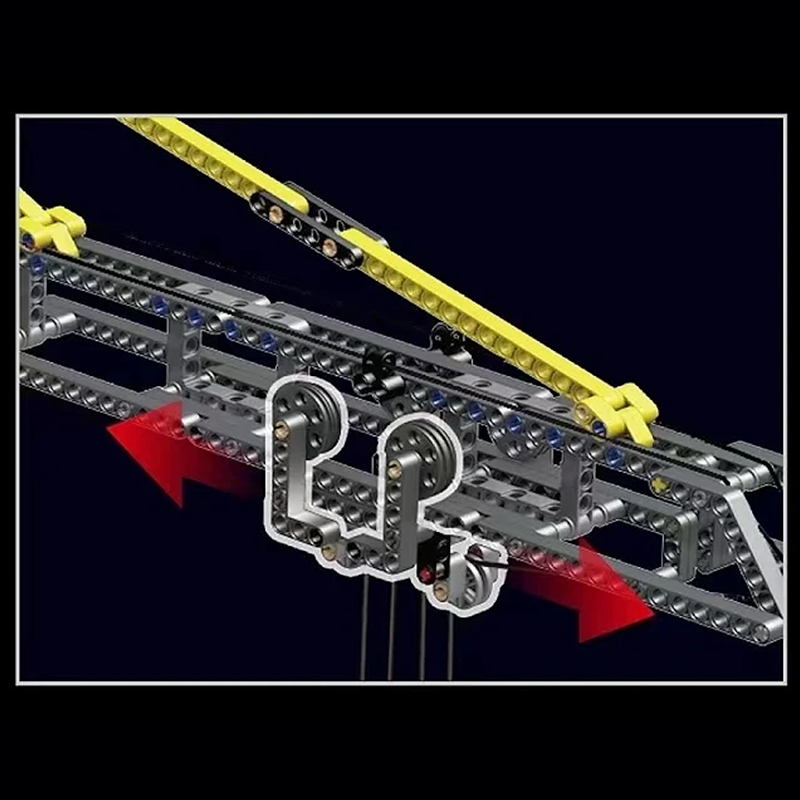 Mould King 17004 - Tower Crane Remote Control - vue 4 | Power Blockz