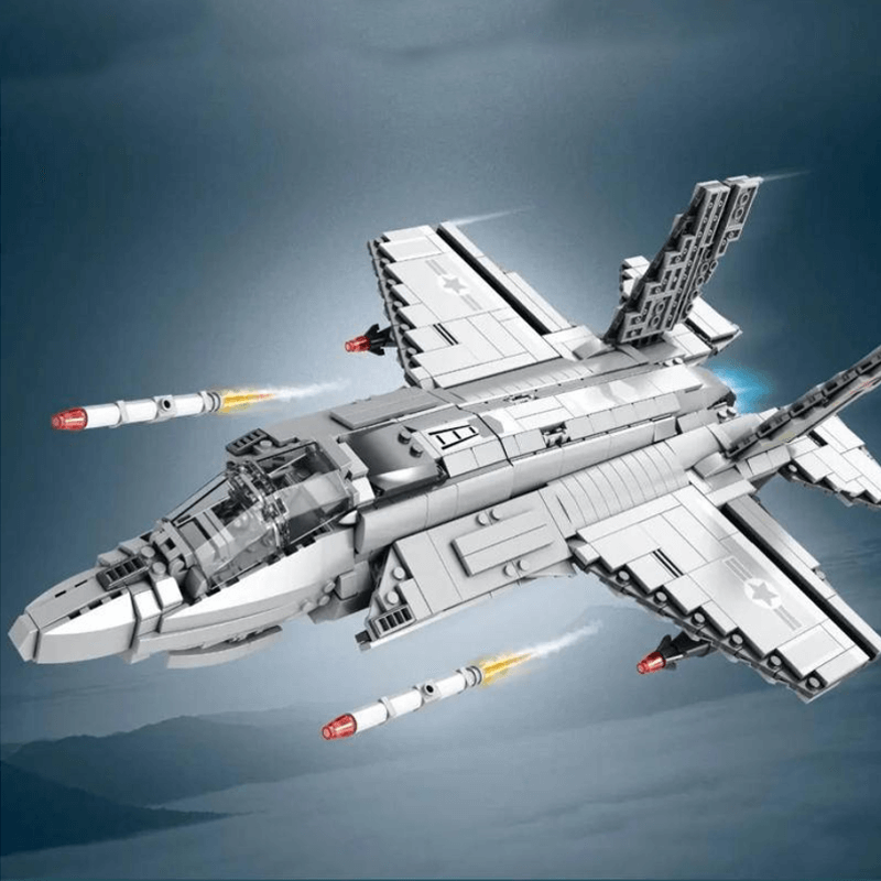 JuHang 88004 - F-35 Lightning II - vue 2 | Power Blockz