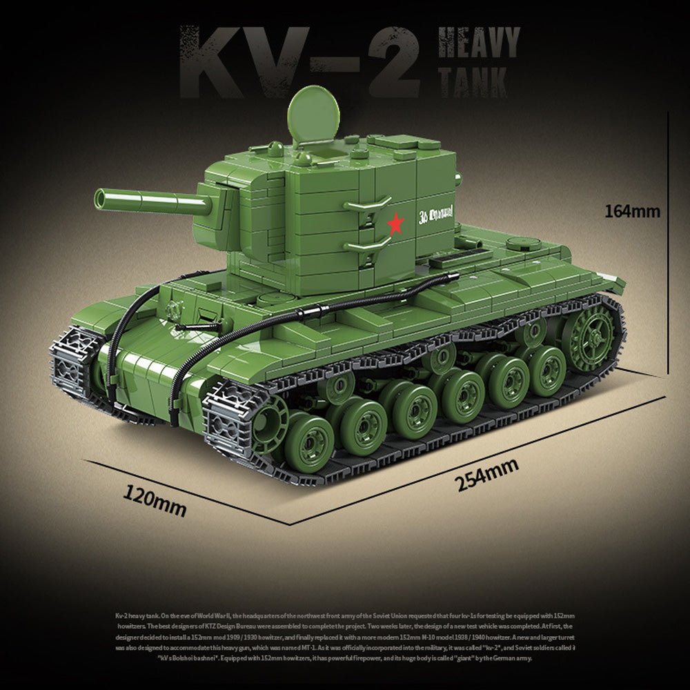 Cobi 2731 - KV-2 Heavy Tank - vue 3 | Power Blockz