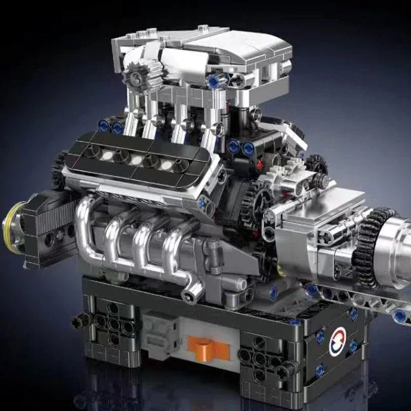 Mould King 10206 - MCL Supercar V8 Engine - vue 4 | Power Blockz