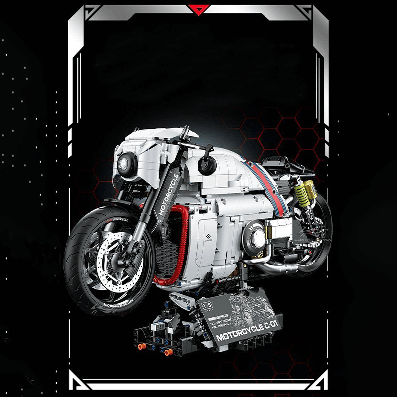 Guly 60520 - Cyberpunk Mecha Sport Bike - vue 8 | Power Blockz