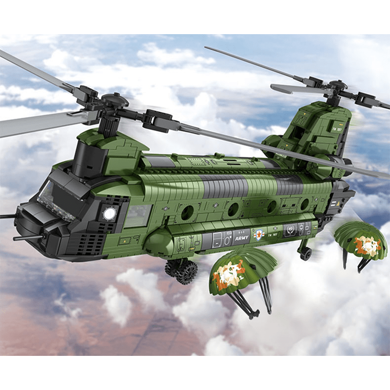 Reobrix 33031 - Transport Helicopter - vue 3 | Power Blockz