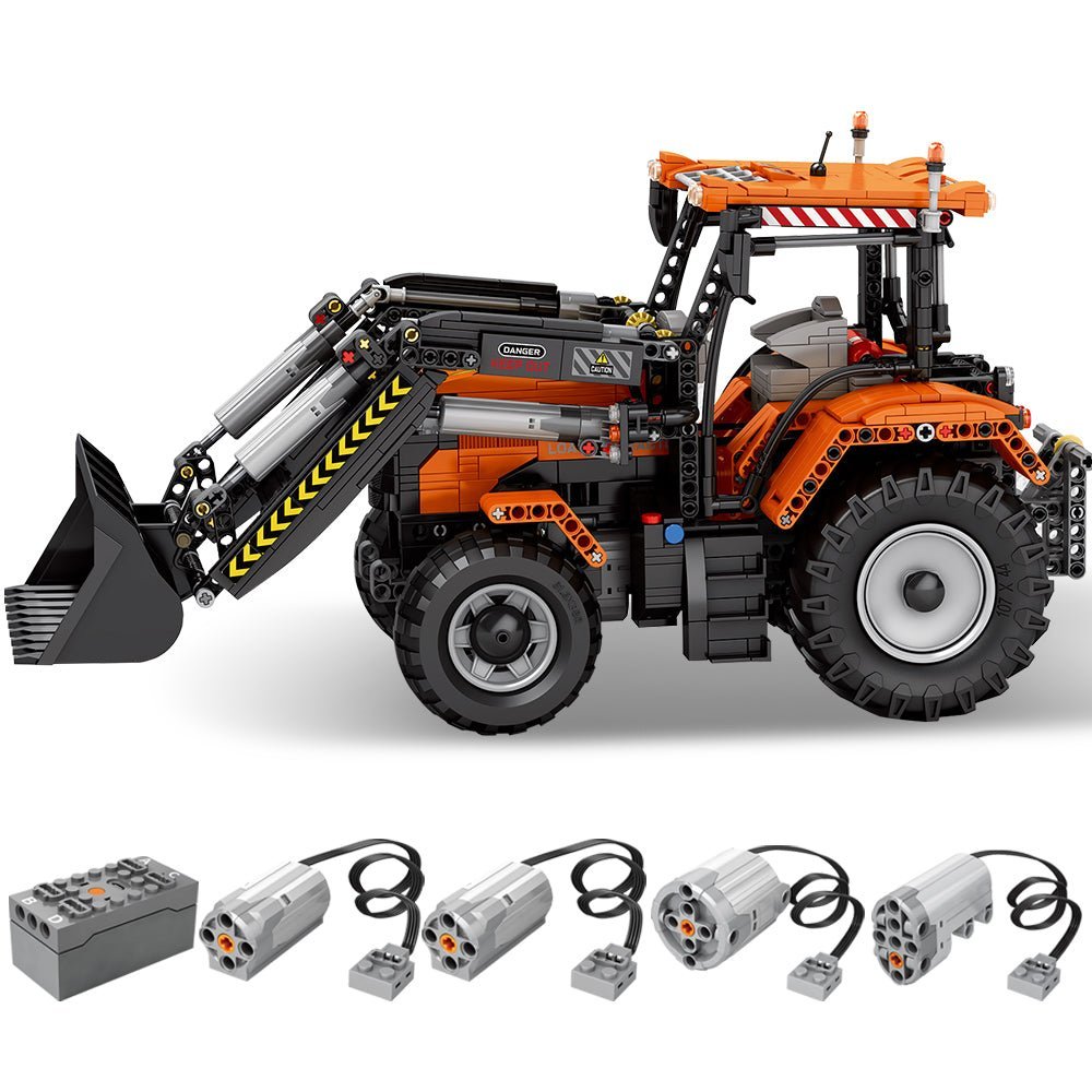 Reobrix 22024 - Remote Controlled Loading Tractor - vue 4 | Power Blockz
