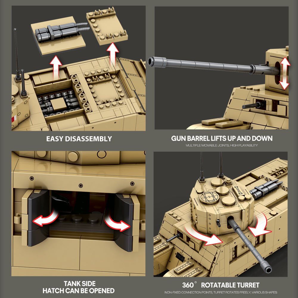 Reobrix 77032 - TOG II World of tanks - vue 7 | Power Blockz