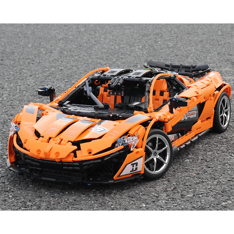 Mould King 13090S - Static Version - Orange Hybrid Hypercar P1 - vue 3 | Power Blockz