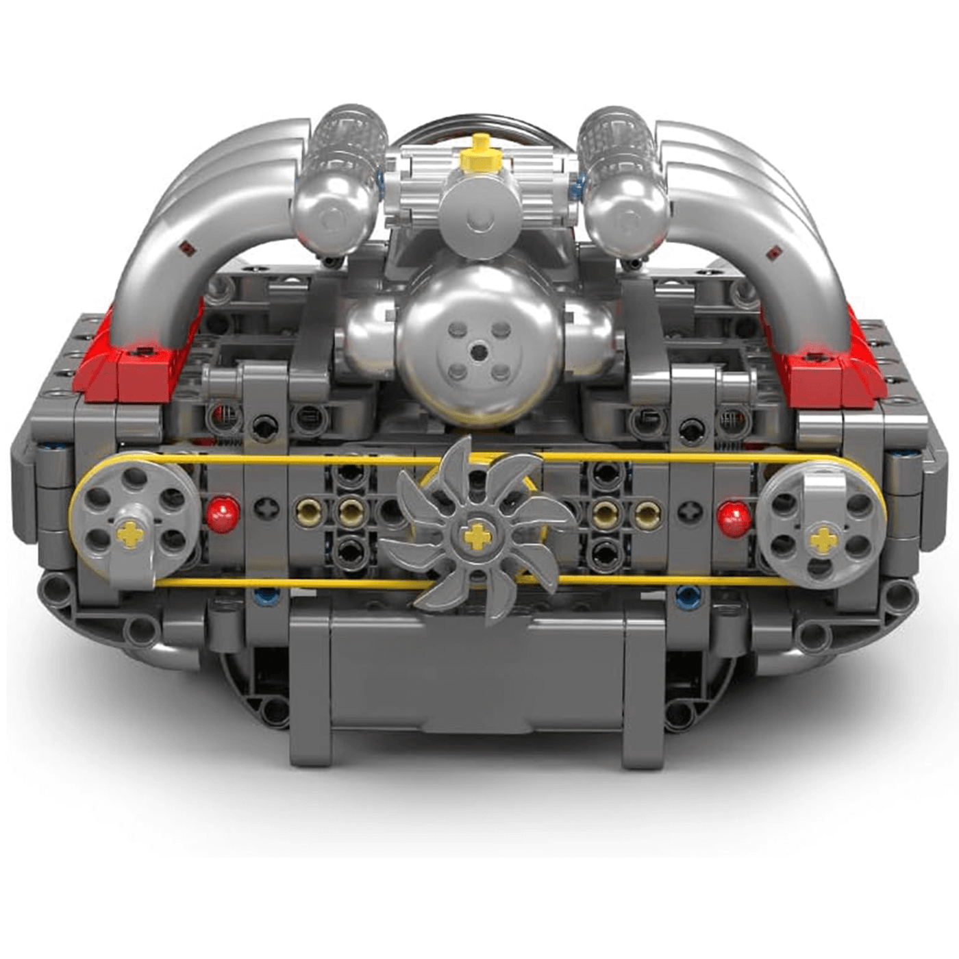 Mould King 10181 - Motorized Flat-6 Boxer Engine - vue 9 | Power Blockz