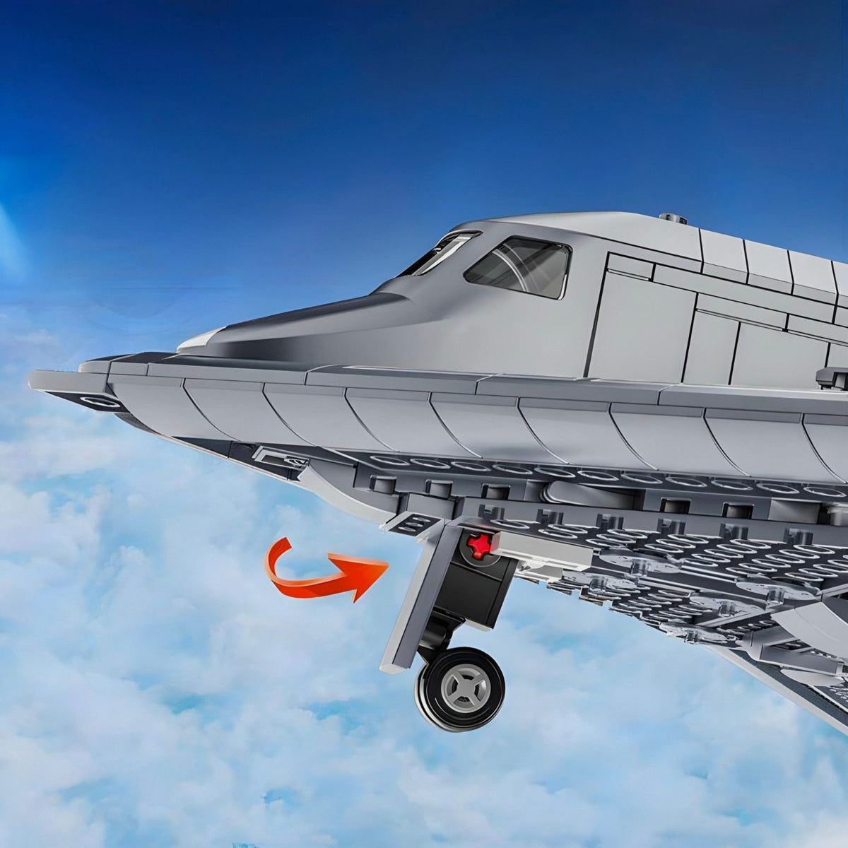 Reobrix 33038 - H-20 Long Range Bomber - vue 5 | Power Blockz