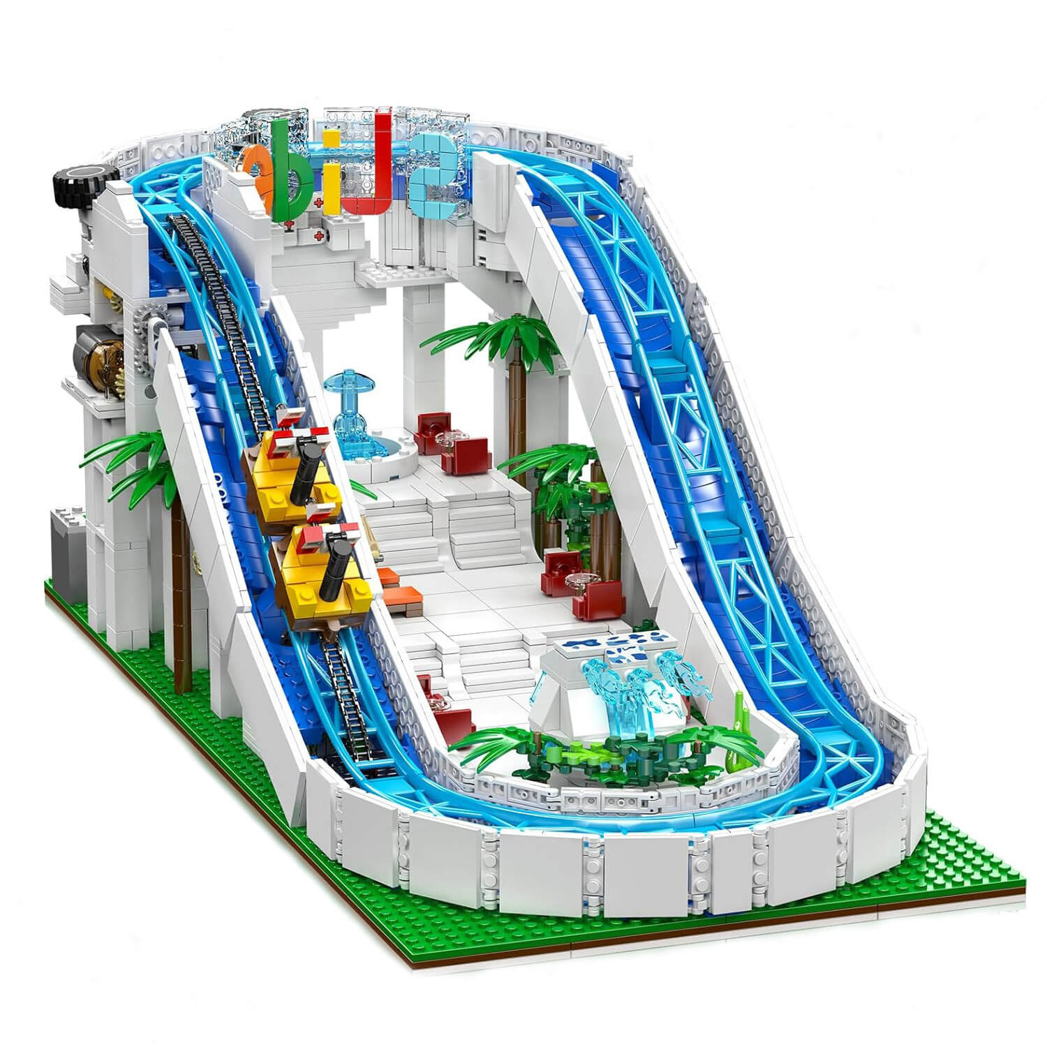 Mould King 11021 - Motorized Water Slide | Power Blockz
