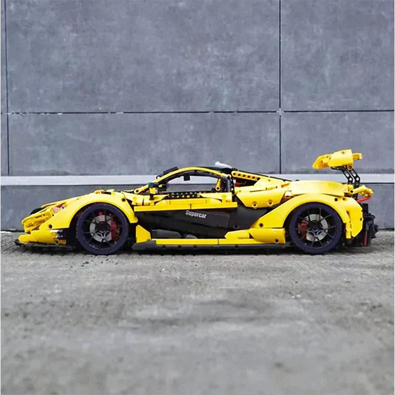 Jiestar 91101 - Track-Only Hypercar P1 GTR Yellow - vue 6 | Power Blockz