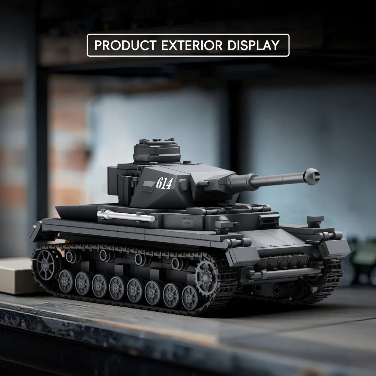 TK9001 - German Panzer IV Battle Tank - vue 2 | Power Blockz
