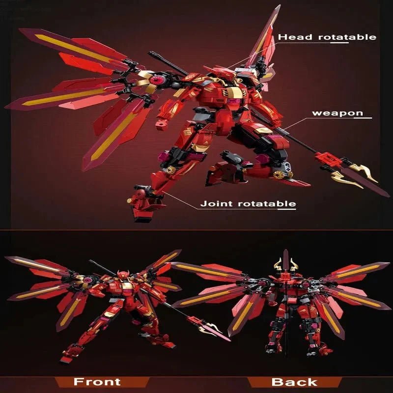 Movie Halberd Athena Transforming Mecha Robot Bricks Toy | 511pcs - Movie Halberd Athena Transforming Mecha Robot Bricks Toy - vue 3 | Power Blockz