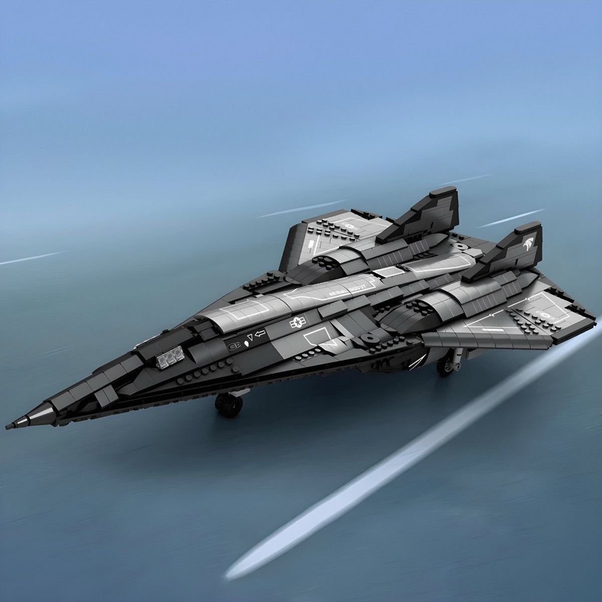 Reobrix 33039 - Sr-72 Reconnaissance Aircraft - vue 3 | Power Blockz