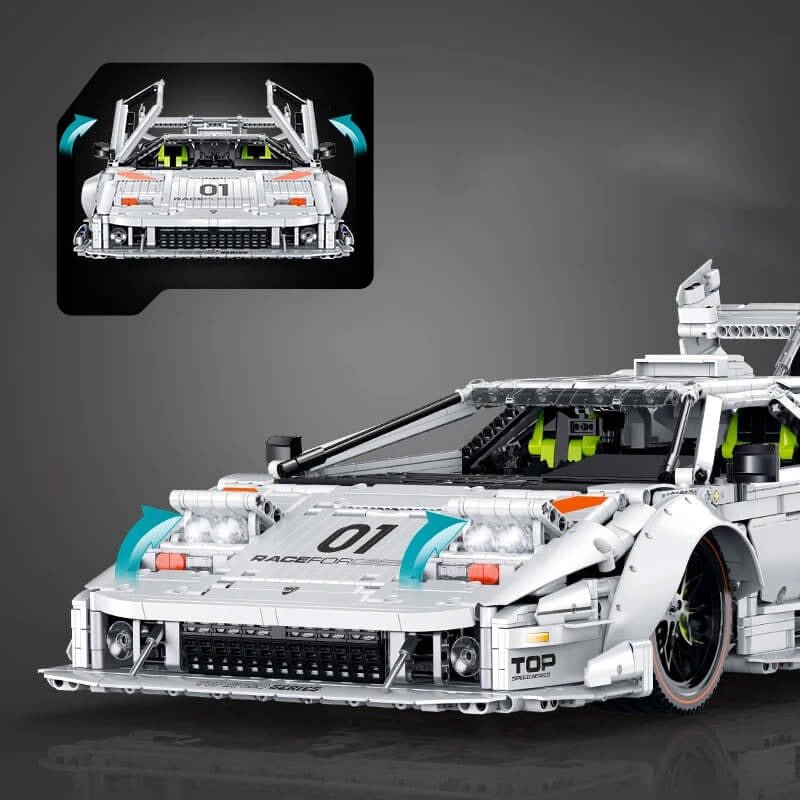 Guly 10649 - Static Version - Twin-Turbo LP5000 Supercar - vue 6 | Power Blockz