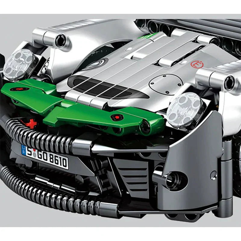 Sembo 8610 - RC Open-Top Sports Car - vue 3 | Power Blockz