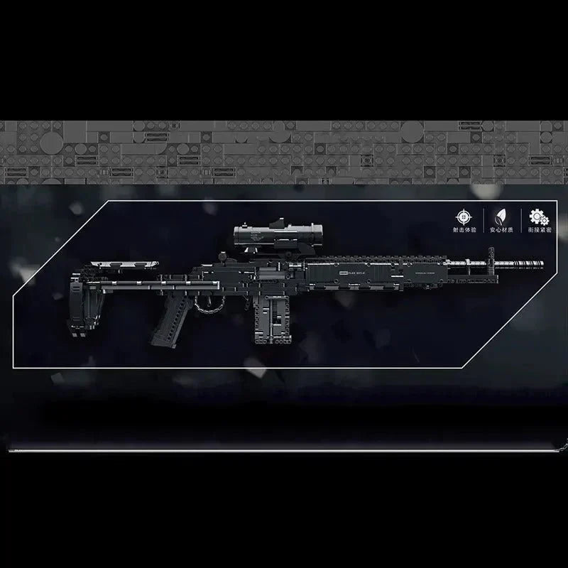 Mould King 14026 - Military MK14 Battle - vue 2 | Power Blockz