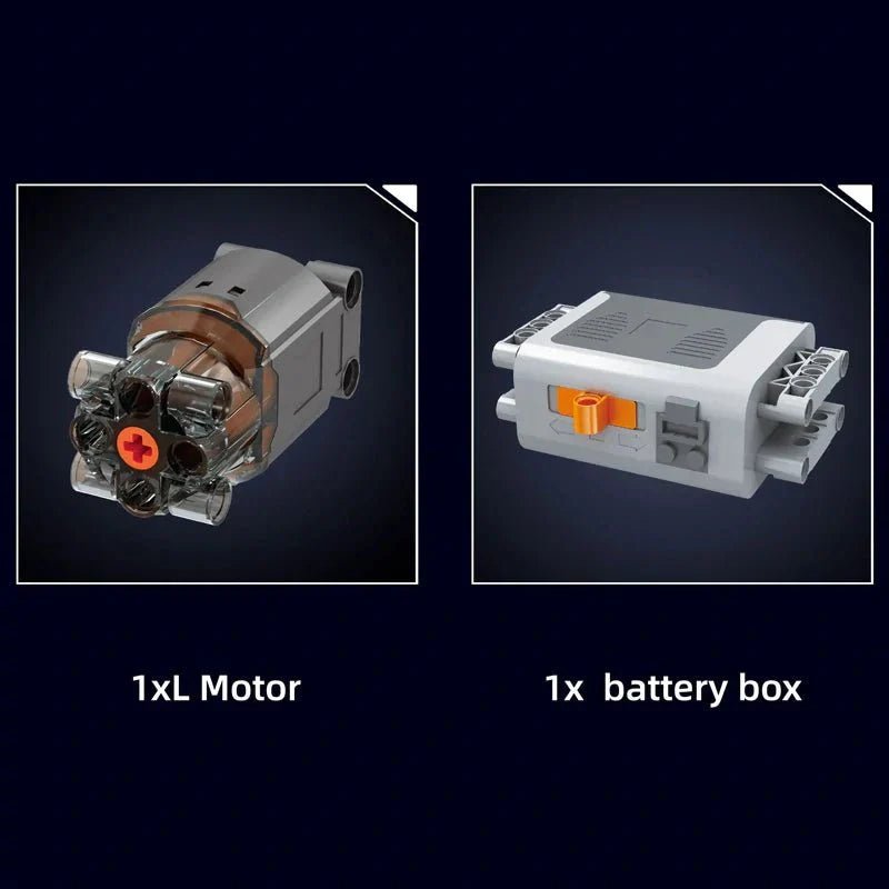 Mould King 10201 - W16 Engine & Transmission - vue 6 | Power Blockz