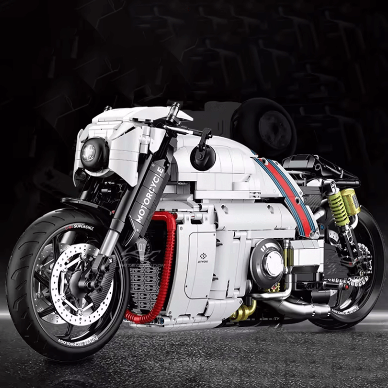 Guly 60520 - Cyberpunk Mecha Sport Bike - vue 5 | Power Blockz