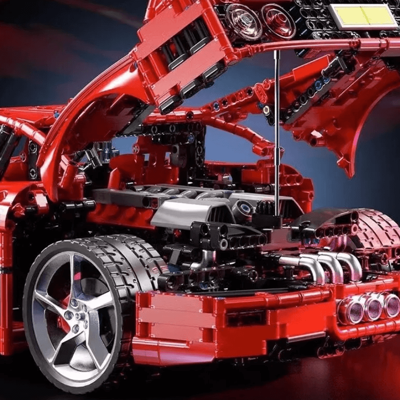 CBOX JD017 - Twin-Turbo F40 Supercar Icon - vue 10 | Power Blockz