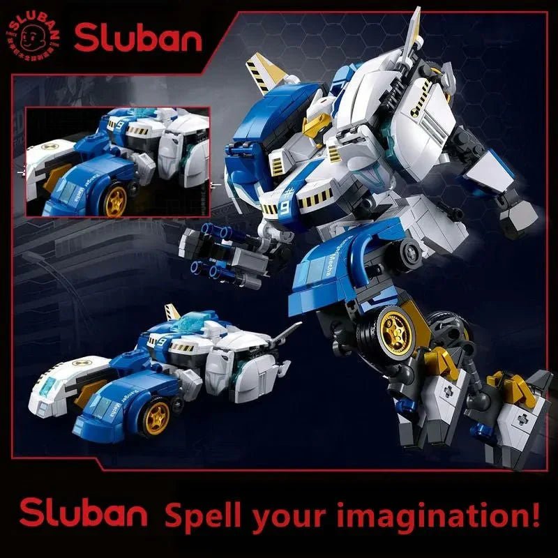Transformer Safety Pioneer Mecha Warrior Bricks Toy | 524pcs - Transformer Safety Pioneer Mecha Warrior Bricks Toy - vue 3 | Power Blockz