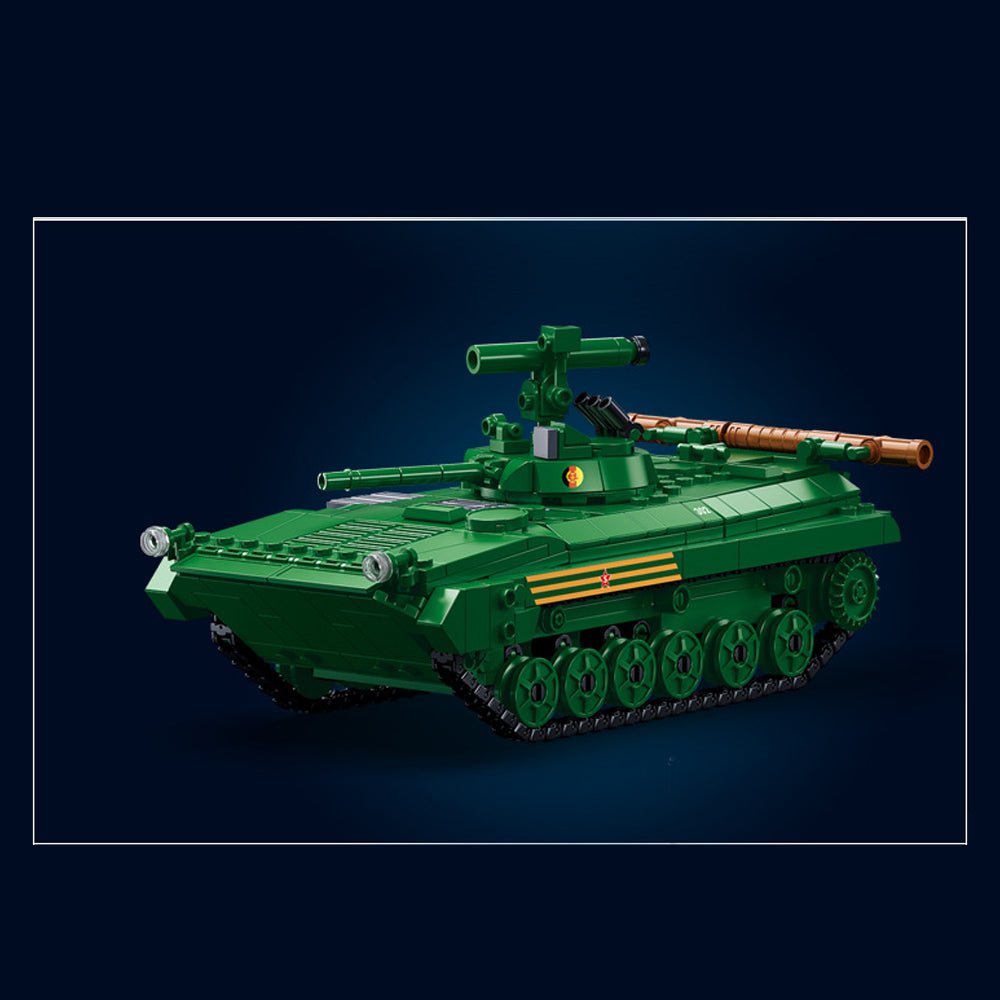 Sluban M38-B1136 - BMP-2MS Infantry Gighting Vehicle - vue 5 | Power Blockz
