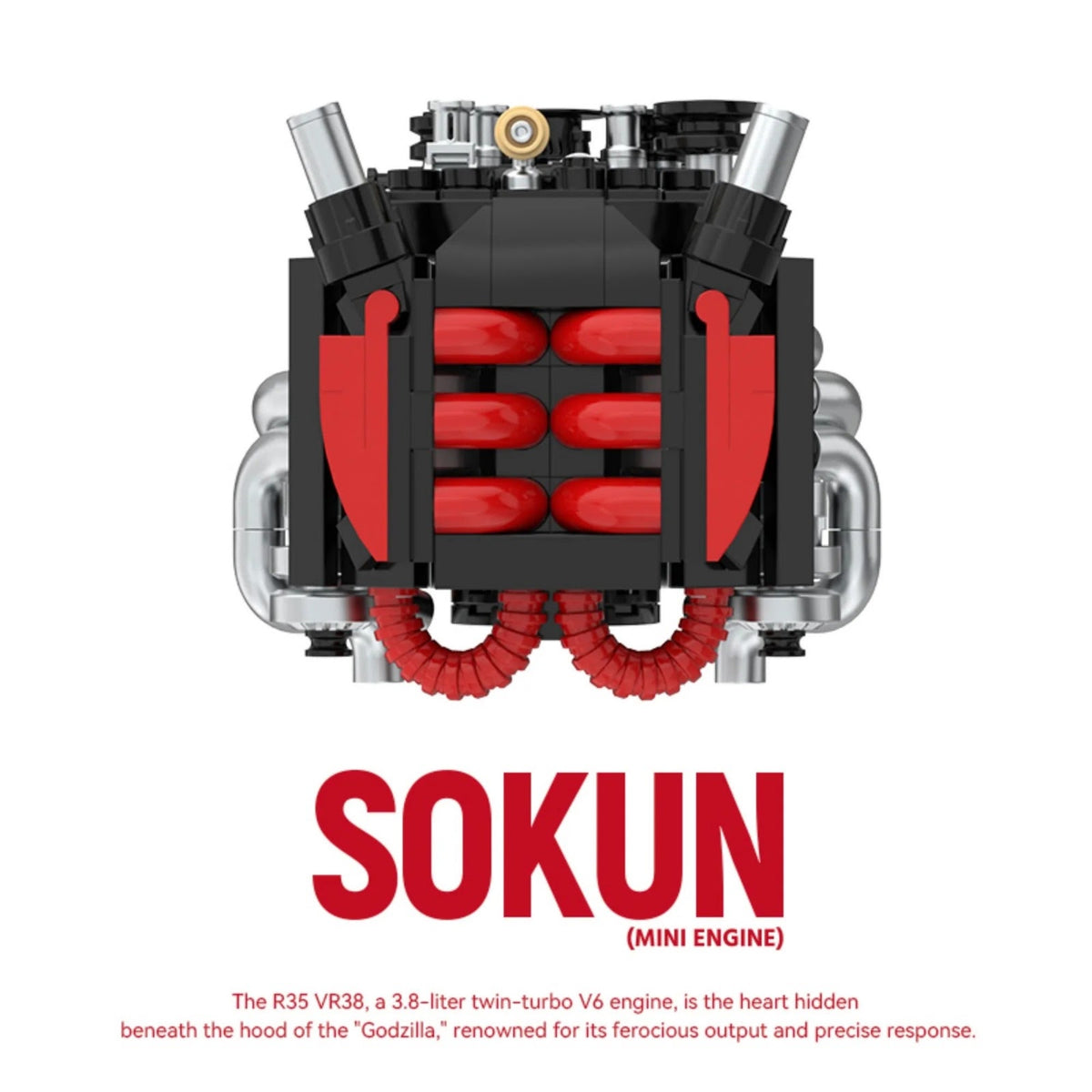 POWERBUILD PB8869E - Nissan R35 VR38DETT Engine - vue 7 | Power Blockz