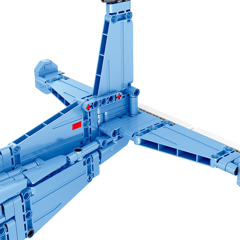 BaKa BK6612 - Y9 Transport Aircraft - vue 10 | Power Blockz