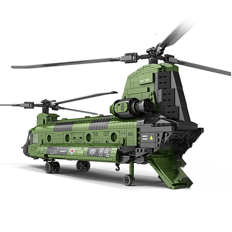 Reobrix 33031 - Transport Helicopter - vue 2 | Power Blockz