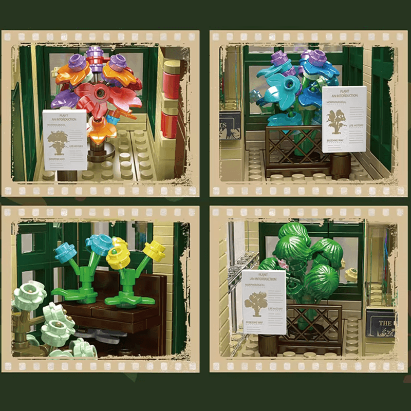 Mould King 16057 - Dome Botanical Gardens - vue 8 | Power Blockz