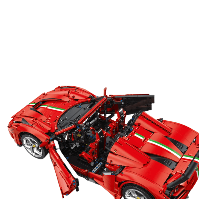 Jiestar JD018 - Static Version - Italian F8 Spider - vue 8 | Power Blockz