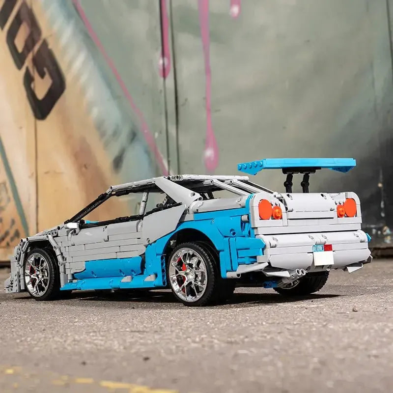 Power Blockz R34 GTR JDM - Stickers included - JDM R34 Coupé 'Godzilla' - vue 2 | Power Blockz