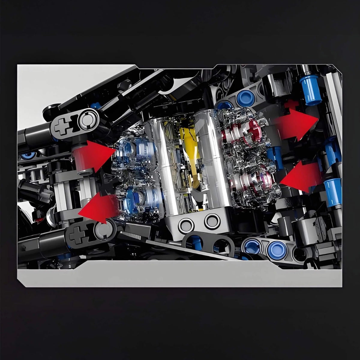 Keeppley K31002 - 1000cc Racing Superbike - vue 4 | Power Blockz