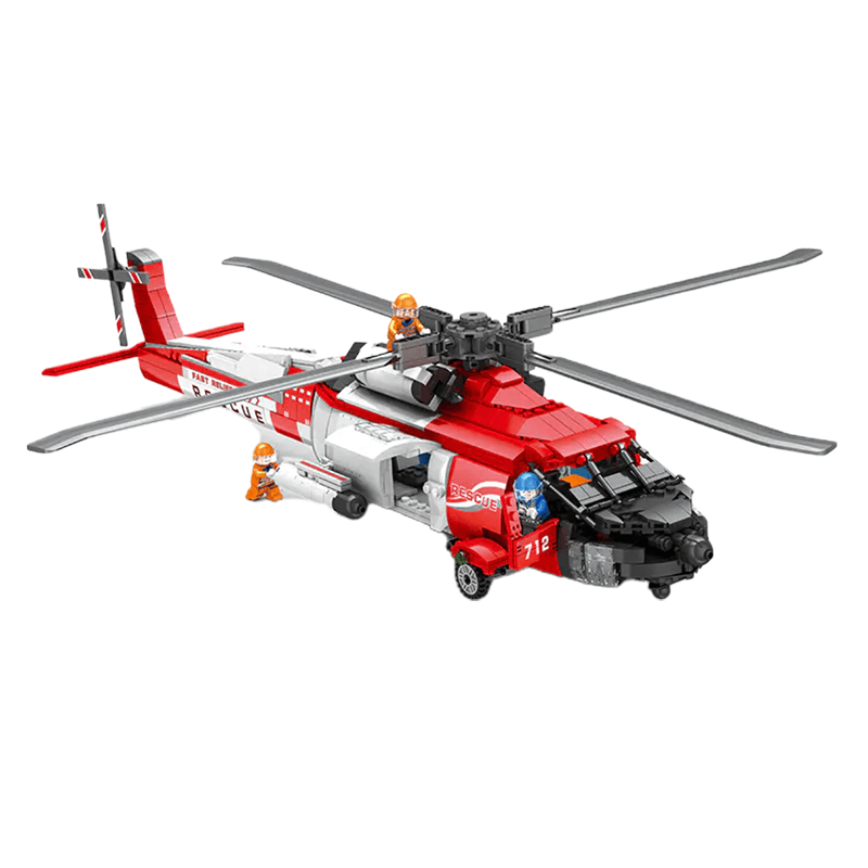 Reobrix 33026 - HH-60J Search And Rescue Aircraft | Power Blockz