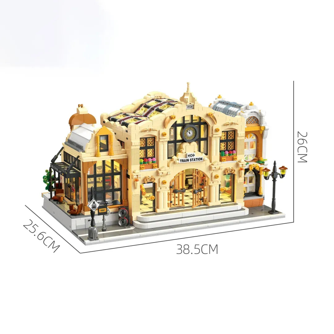 JIESTAR 89140 - The Vintage Steam Train Station - vue 9 | Power Blockz