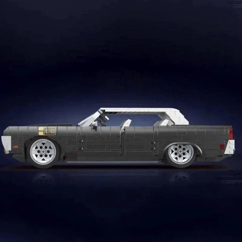 Mould King 10118 - 1969 American Drop Top - vue 5 | Power Blockz