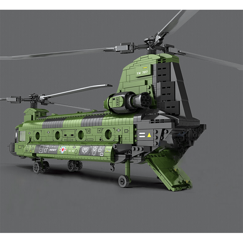 Reobrix 33031 - Transport Helicopter - vue 5 | Power Blockz