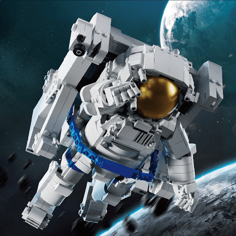 QIZHILE 90022 - Astronaut - vue 9 | Power Blockz