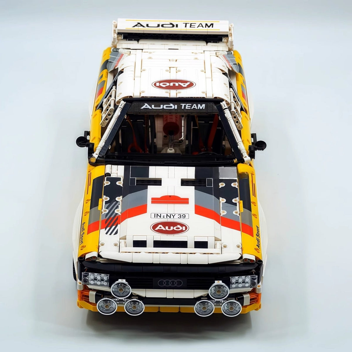 Happy Build YC-23043 - Static Version - Audi Rally Quattro Group B 1984 - vue 17 | Power Blockz