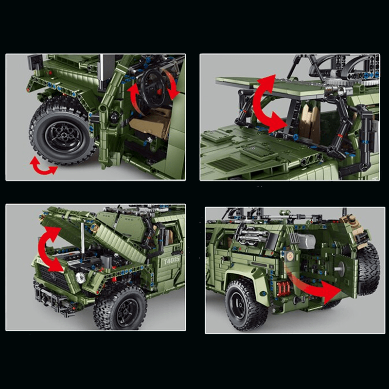 TGL T4015 - Remote Controlled Armoured Raid Vehicle - vue 7 | Power Blockz